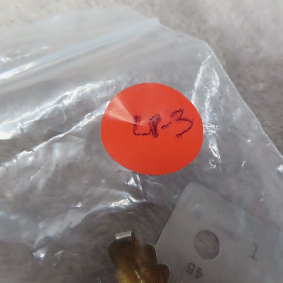 Vintage 1940s Art Deco Metal Lapel Pin Red Stones Retro Flower Floral - Picture 8 of 8